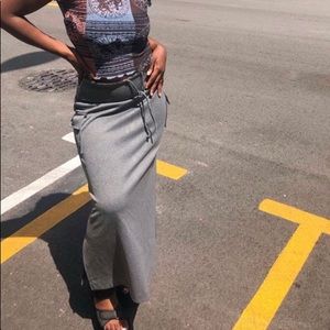 RARE VINTAGE CARGO MAXI SWEAT SKIRT